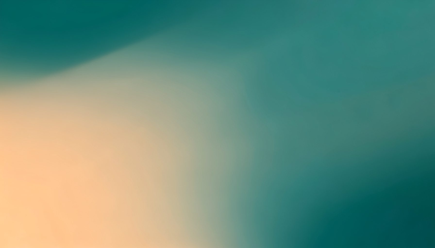 Muted gradient of warm sand and soft teal suggesting a calm interview setting