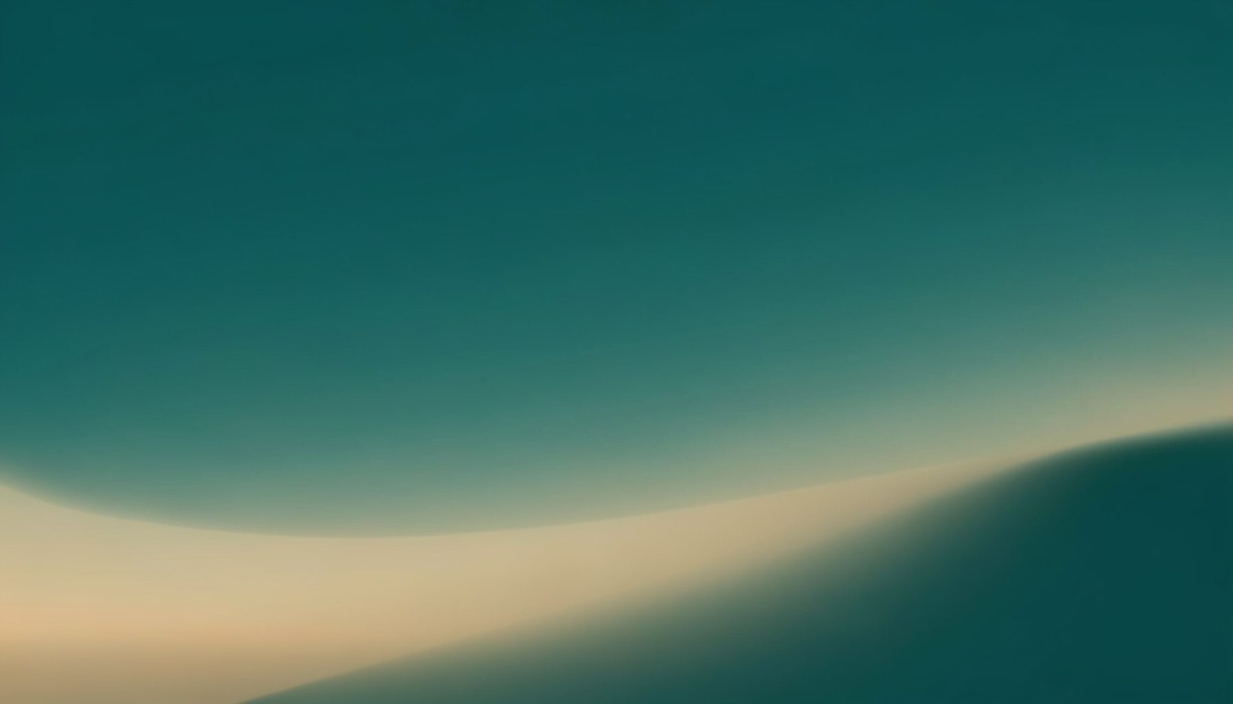 Muted teal gradient with a warm horizon line suggesting a calm academic discussion setting.