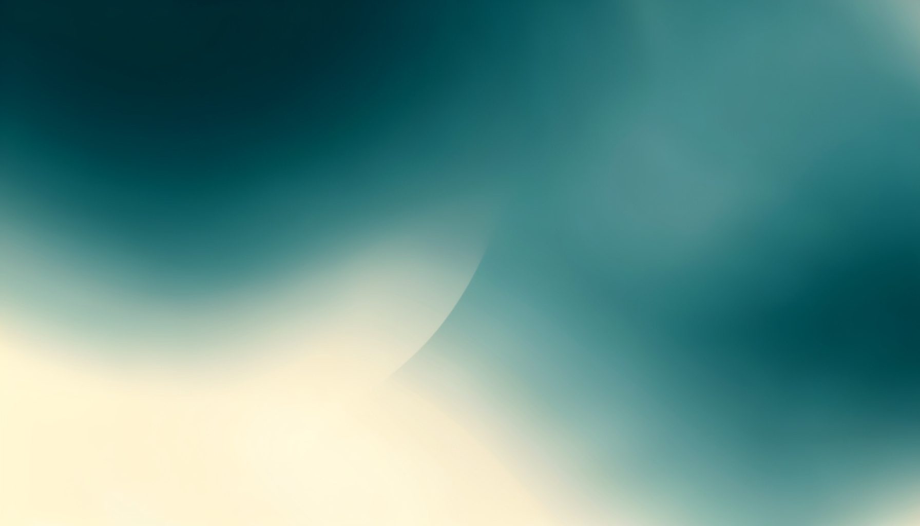 Soft abstract gradient in deep teal and warm cream tones blending smoothly, evoking a calm, thoughtful academic mood